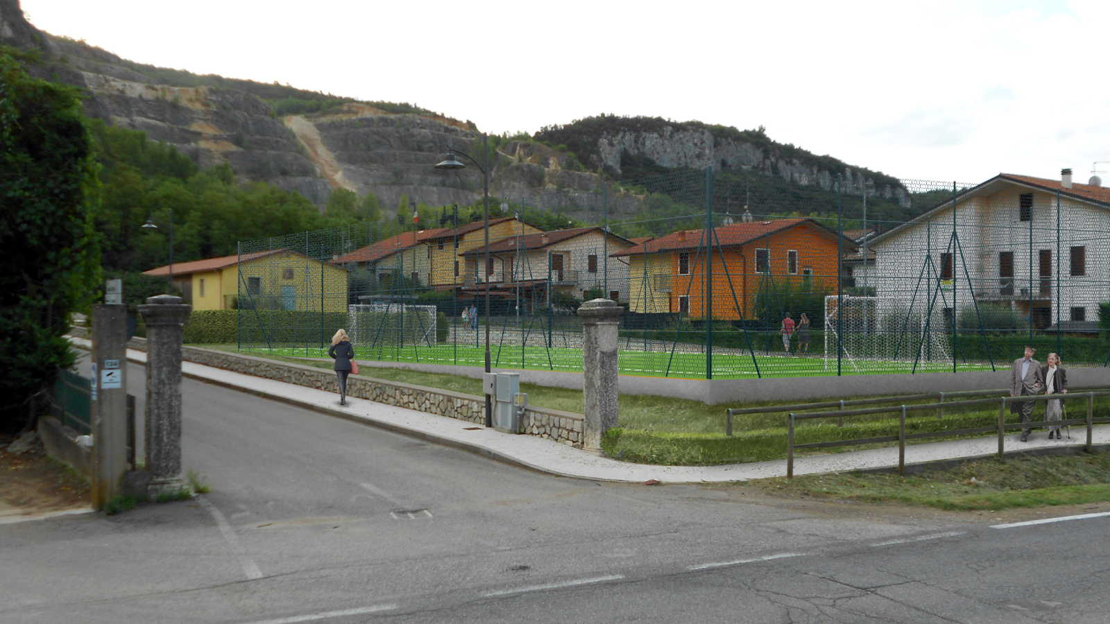 Area via degli Alpini